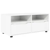 Vidaxl TV omarica Visok sijaj bela 100 x 48 x 43 cm Konstruiran les