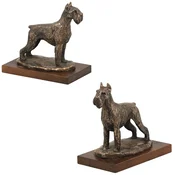 shumee Šnavcer, Šnavcer - pasja figurica, figurica na belem podstavku, pokal za pasjo razstavo Art-Dog
