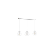 Luster na sajli CEED 3xE27/60W/230V bela