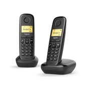 Gigaset ECO A170 DUO bežični (DECT) telefon, crni