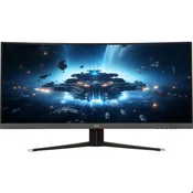 AOC G4 CU34G4Z computer monitor 86.4 cm (34) 3440 x 1440 pixels Wide Quad HD LED Black, Red
