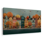 Slika jesenski čar mestne ulice - 30x20