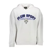 PLEIN SPORT SWEATSHIRT WITHOUT ZIP MAN WHITE