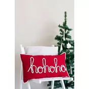 Aberto Design Ukrasni jastuk sa novogodišnjim motivom BSY117, 55x35x10 cm, Crveni