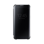 SAMSUNG preklopna torbica Clear View za Galaxy S7 edge (EF-ZG935CBEGWW), črna