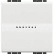 AKSIALNI TIPKA 1P/10A/250V 2M BELA N4055M2AN
