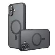 Hibridni ovitek PureFrost MagSafe za iPhone 17 - black