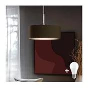 Eglo - LED luster na sajli TUNJA 1xE27/60W/230V braon