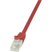 LogiLink RJ45 omrežni kabel CAT 5e U/UTP [1x RJ45 konektor - 1x RJ45konektor] 1 m rdeča LogiLink