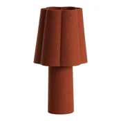 Opečnato oranžna namizna svetilka s tekstilnim senčilom (višina 50 cm) Musaby – Light & Living