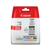 INK JET KARTUŠE KOMPLET KARTUŠ CANON, CLI-581 XXL, ORIGINAL