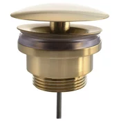 Free flow washbasin waste 5/4“, 5-55mm, big plug, gold - Zlato - Silfra - 24 - Medeninasti - 5/4 - 14