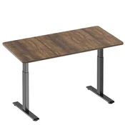 Podesivi radni stol IPOHOME STANDARD - Rustikalno smeda - 160x80cm