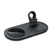 Mcdodo Brezžični polnilnik Mcdodo CH-7061 3v1 15W (telefon/TWS/Apple watch) črn
