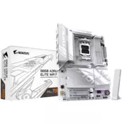 GIGABYTE B850 AORUS ELITE WIFI7 ICE AM5 ATX osnovna plošča - AMD B850, 4xDDR5, 3xM.2, 4xSATA, 2.5Gb LAN, WiFi 7, BT, 1xDP, 1xHDMI (spredaj) - B850 A ELITE WF7 ICE