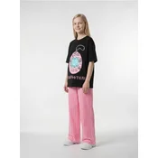 Sinsay - Pamucna oversize majica s printom Tamagothi - crno