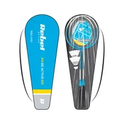 Rebel Set za badminton iz kaljenega jekla, 2x loparja, 2x žogice, etui
