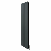 MONSTER Aluminijasti radiator in ventili – 1800 mm x 395 mm – antracitno siva, (21569937)