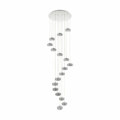 Eglo 39546 - LED luster na sajli CORLIANO, prigušiva, 17xLED/4,5W/230V