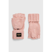 Superdry & Co Rokavice  roza