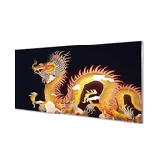 tulup.si Zidna obloga za kuhinju Golden japonski dragon 125x50 cm