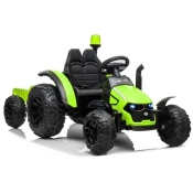 Otroški akumulatorski traktor s prikolico HZB-200 zelena