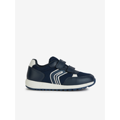 Dark blue Geox Alben childrens sneakers - Boys