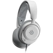 SteelSeries Arctis Nova 1P žične igralne slušalke bele barve za PS5 & PS4 & PC & Xbox