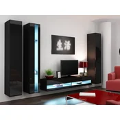 CMM Cama TV stand VIGO NEW 30/140/40 black/black gloss