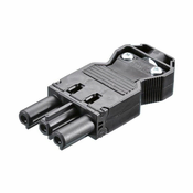 Bachmann napajalni konektor GST 18/3 M črn 375.505