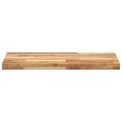 Plutajuce police 4kom s uljnim premazom 140x40x4cm drvo bagrema