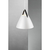 DFTP by Nordlux Visoka svetilka Strap z kovinskim senčnikom O 48 cm, bela - Dnevna soba / jedilnica - Skandinavski - Kovina