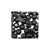 Štras perla 8 mm crna