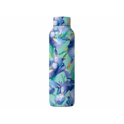 QUOKKA Quokka Solid, Steklenica iz nerjavečega jekla / termos Blue Irises, 850ml, 40192