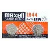 MAXELL gumbaste baterije LR44 (A76), 10 KOMADA
