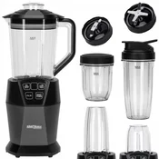 Mešalnik z vrčem 1500 ml + 800 ml + 400 ml 1850 W, zaslon na dotik Kraft&Dele