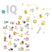 IQ sklopiva podloga sa dva lica Azbuka + Rodendan 180x200x1 cm