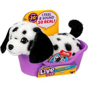 Interaktivna plišana igracka Moose Little Live Pets - Really Real Puppy, dalmatinac Pepper