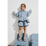 Liewood Otroška jeans jakna Kenza Printed Denim Overshirt