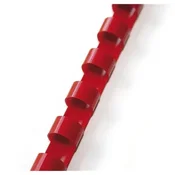 Plastične hrbtne ploščice - 14 mm, rdeče, 100 kosov