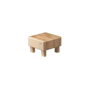 FRILICH PURE NATURE Mesarski blok S-Cube bukev, masiven les (naravno), V: 165 mm