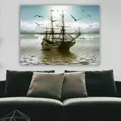 Wallity Dekorativna slika na platnu, 70x100cm, Šarena