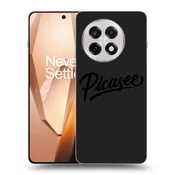 Silikonski črni ovitek za OnePlus 13R 5G - Picasee - old logo - black