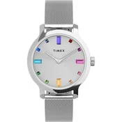 Ročna ura Timex Transcend TW2U92900 Silver/Silver