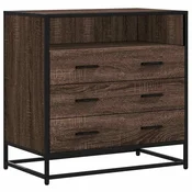 Vidaxl Predalnik rjav hrast 70x41x70 cm inženirski les