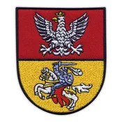 shumee Našitek grba mesta Bialystok - magnetna podlaga - vezen našitek/značka/emblem
