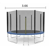 Playtime Trambolina sa merdevinama i sigurnosnom mrežom - set 366 cm