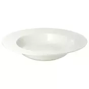 OFANTLIGT Duboki tanjir, bela, 24 cm