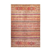 Kayoom RAVNO TKANA PREPROGA Faye 725 Multi / Rot   75/150 cm  tkano večbarvno, rdeča