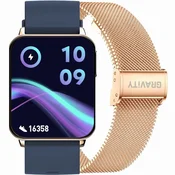 shumee Pametna ura unisex gravity GT17-2 - amoled, dodaten pašček (sg038b)